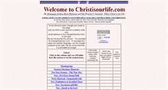 Desktop Screenshot of christisourlife.com